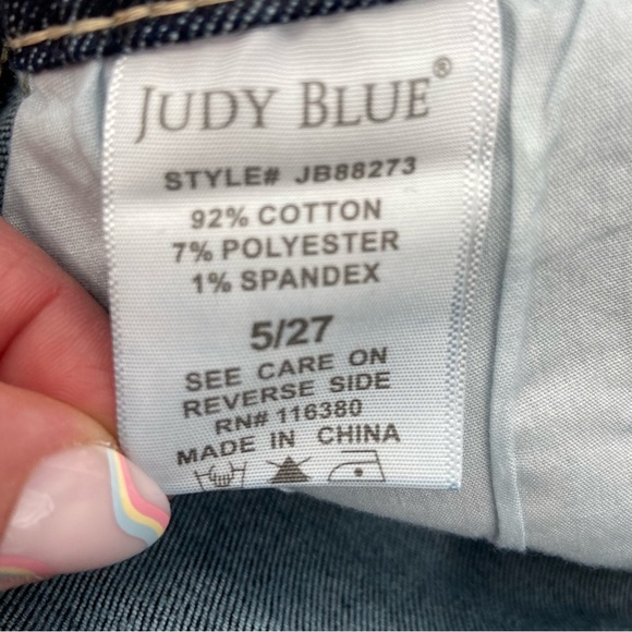 Judy Blue Mom Jeans Dark Wash Size 5/27‎ Women's - Picture 7 of 11